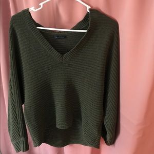 american eagle cropped sweater